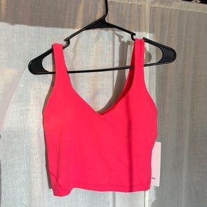 BNWT Lululemon align tank in color “LIPGLOSS” size 8